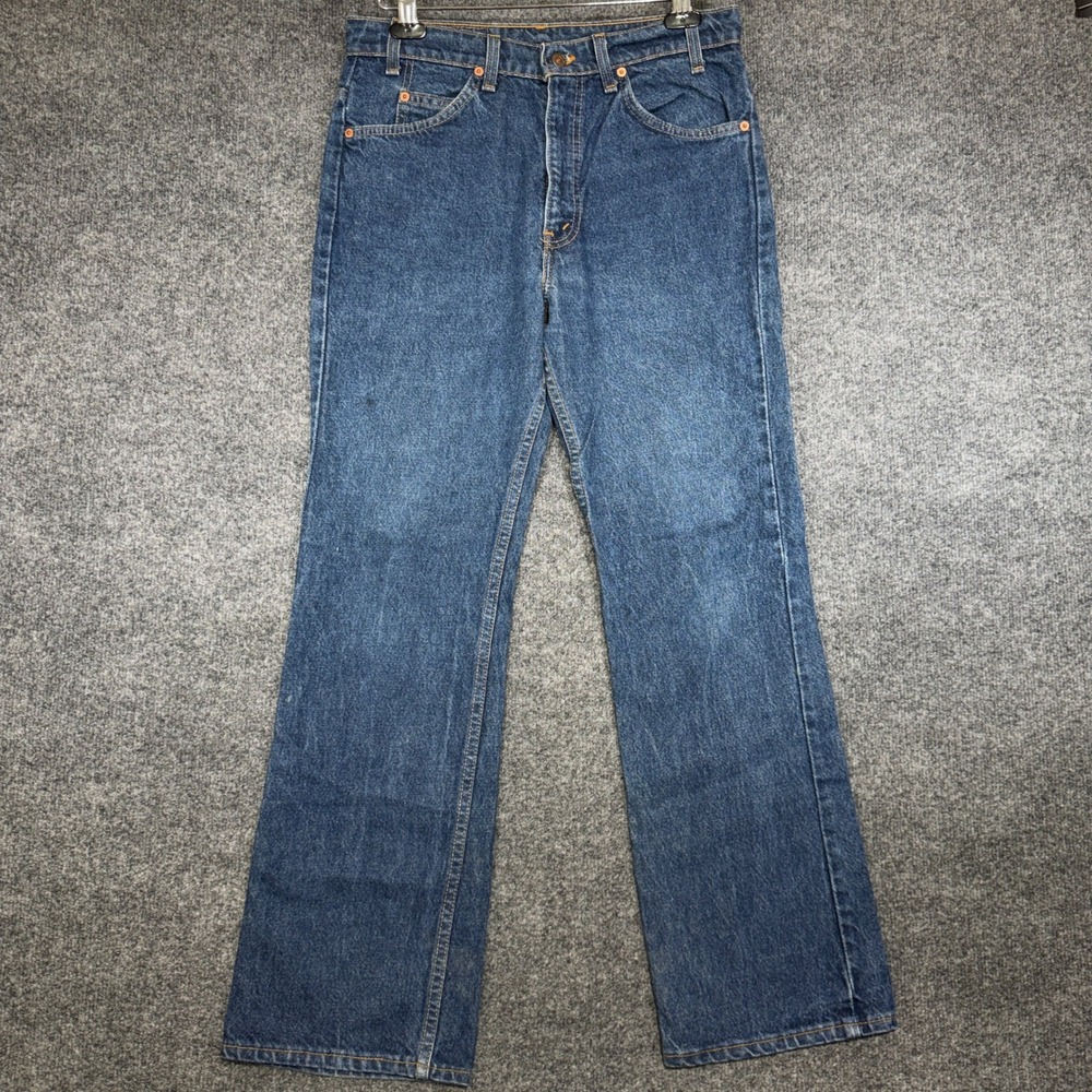 Levis 517 Bootcut Jeans Mens (Fit 32x30) Blue Orange Tab Vintage 90s USA Made